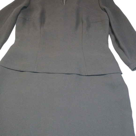 Maggy London Women's Sheath Dress Knee Length Size 6 Lined Business Office Black - Picture 2 of 16